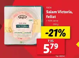 Lidl PIKOK Salam Victoria, feliat Ofertă