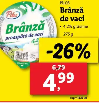 Lidl PILOS Brânză de vaci Ofertă