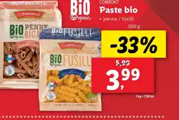 Lidl COMBINO Paste Bio Ofertă