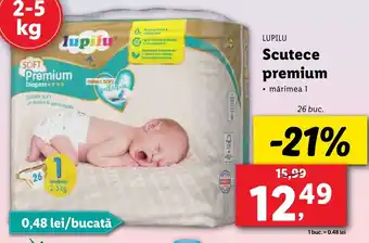 Lidl LUPILU Scutece premium Ofertă