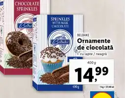 Lidl BELBAKE Ornamente de ciocolată Ofertă