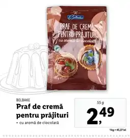 Lidl BELBAKE Praf de cremă pentru prăjituri Ofertă