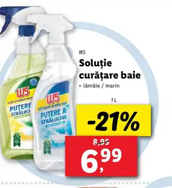 Lidl W5 Soluţie curăţare baie Ofertă