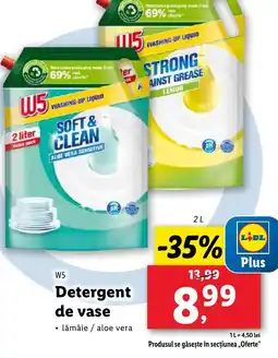 Lidl W5 Detergent de vase Ofertă