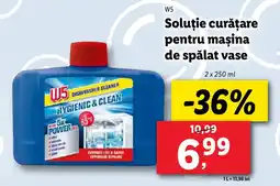 Lidl W5 Soluţie curățare pentru maşina de spălat vase Ofertă