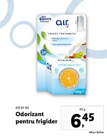 Lidl AIR BY W5 Odorizant pentru frigider Ofertă