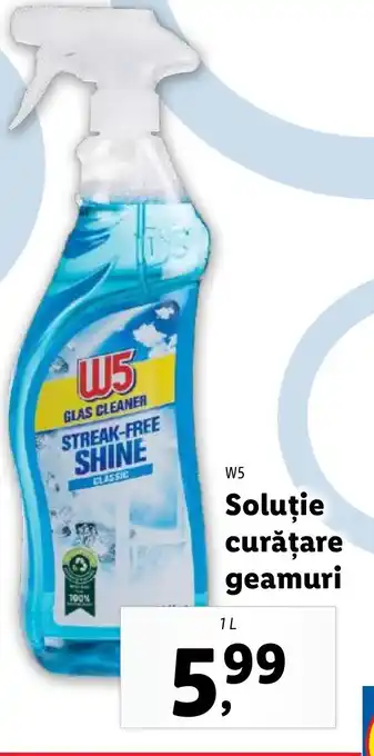 Lidl W5 Soluţie curățare geamuri Ofertă