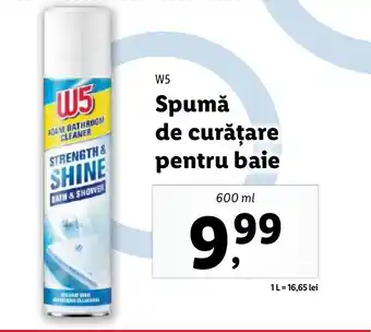 Lidl W5 Spumǎ de curățare pentru baie Ofertă