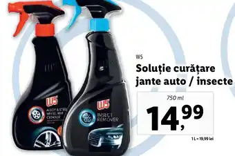 Lidl W5 Soluţie curățare jante auto / insecte Ofertă