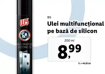 Lidl W5 Ulei multifuncțional pe bază de silicon Ofertă