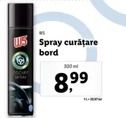 Lidl W5 Spray curățare bord Ofertă