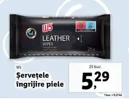 Lidl W5 Şerveţele îngrijire piele Ofertă