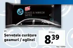 Lidl W5 Şervețele curățare geamuri/oglinzi Ofertă