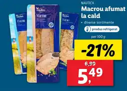 Lidl NAUTICA Macrou afumat la cald Ofertă