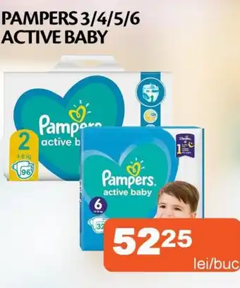 Unicarm Pampers 3/4/5/6 active baby Ofertă