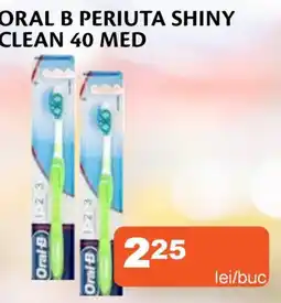 Unicarm Oral B periuta shiny clean 40 med Ofertă