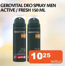 Unicarm GEROVITAL Deo spray men active / fresh Ofertă