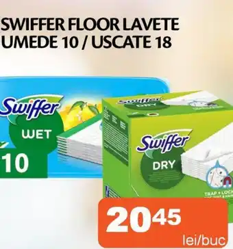 Unicarm Swiffer floor lavete umede 10/uscate 18 Ofertă