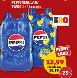 Penny PEPSI Regular/ twist Ofertă