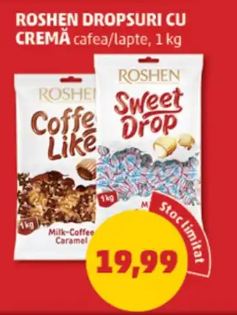 Penny Roshen dropsuri cu cremă cafea/lapte Ofertă