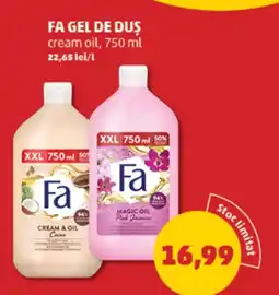 Penny FA gel de duș cream oil Ofertă