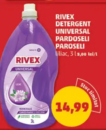 Penny Rivex detergent universal pardoseli paroseli liliac Ofertă