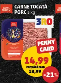 Penny Carne tocată porc Ofertă