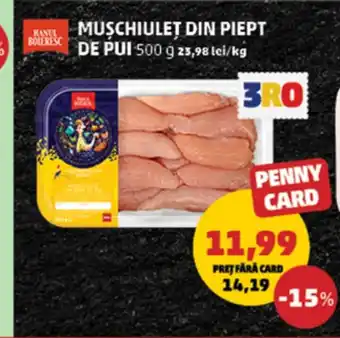 Penny Muschiulet din piept de pui Ofertă