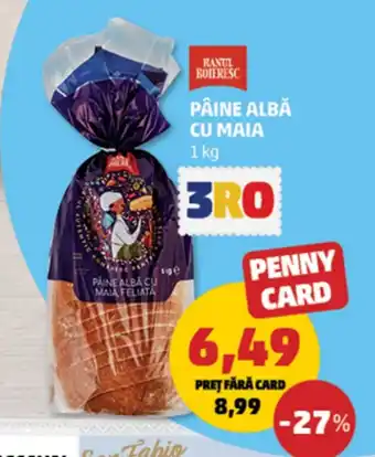 Penny Pâine albă cu maia Ofertă