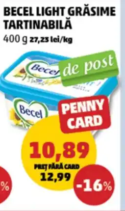 Penny BECEL Light grăsime tartinabilă Ofertă