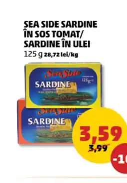 Penny Sea Side sardine în sos tomat/ sardine în ulei Ofertă