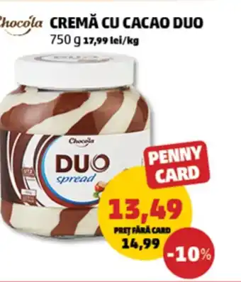 Penny Cremă cu cacao duo Ofertă