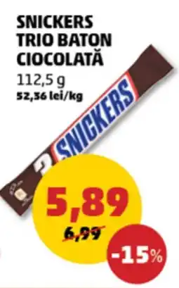 Penny SNICKERS Trio baton ciocolată Ofertă