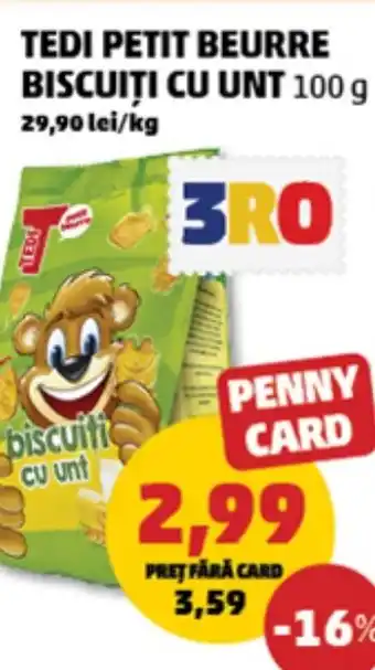 Penny Tedi petit beurre biscuiți cu unt Ofertă