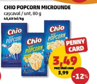 Penny CHIO Popcorn microunde Ofertă