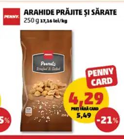 Penny Arahide prăjite şi sărate Ofertă