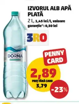 Penny DORNA Izvorul alb apă plată Ofertă