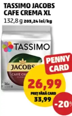 Penny Tassimo Jacobs cafe crema XL Ofertă