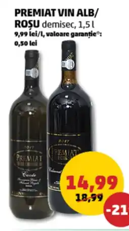 Penny PREMIAT Vin alb/ roşu Ofertă