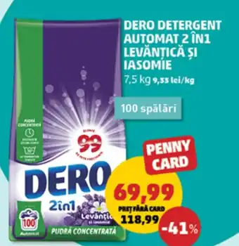 Penny DERO Detergent automat 2 in1 levantică şi iasomie Ofertă