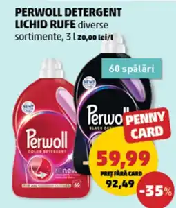 Penny PERWOLL Detergent lichid rufe Ofertă