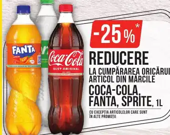 Mega Image COCA-COLA, FANTA, SPRITE Ofertă