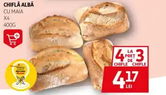 Auchan Chiflă albă cu maia Ofertă