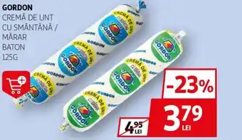 Auchan Gordon cremă de unt cu smântână/ mărar baton Ofertă