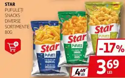 Auchan Star pufuleţi snacks Ofertă