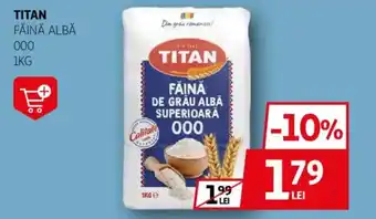 Auchan Titan făină albă 000 Ofertă