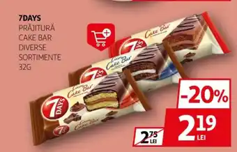 Auchan 7DAYS Prăjitură cake bar Ofertă