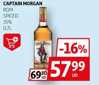 Auchan CAPTAIN MORGAN Rom spiced 35% Ofertă