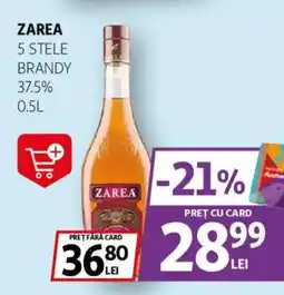 Auchan ZAREA 5 stele brandy 37.5% Ofertă