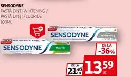 Auchan SENSODYNE Pastă dinţi whitening / pastă dinţi fluoride Ofertă